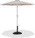 Fiji - Aluminum Patio Umbrella With Round Black And White Base - Simple Home Plus
