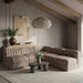 Rummi - Armless Velvet Performance Fabric Upholstered 5 Piece Modular Sectional - Simple Home Plus