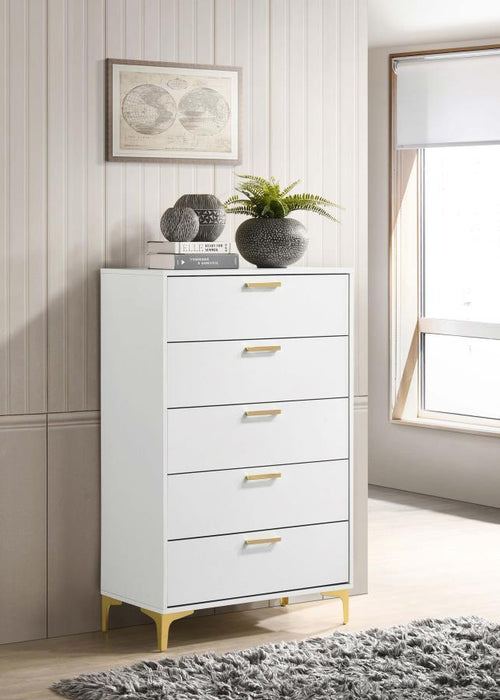 Kendall - 5-Drawer Bedroom Chest - Simple Home Plus