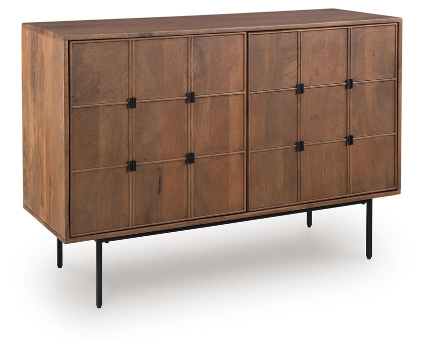 Juddins - Brown - Accent Cabinet - Simple Home Plus