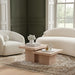 Spencer - 15" Oak Veneer 2 Piece Coffee Table - Simple Home Plus