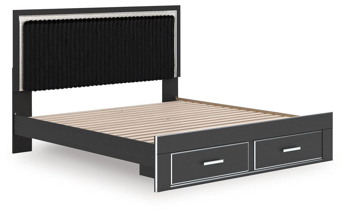 Zuraleus - Upholstered Panel Platform Storage Bed - Simple Home Plus