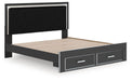 Zuraleus - Upholstered Panel Platform Storage Bed - Simple Home Plus