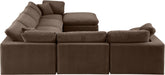 Comfy - 7 Piece Velvet Modular Sectional With Chaise - Simple Home Plus