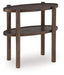Wiattbury - Accent Table - Gray Brown - Simple Home Plus