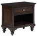 Andover - 1-Drawer Nightstand Bedside Table - Dark Oak - Simple Home Plus