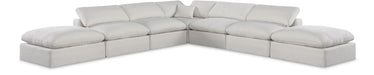 Comfy - 7 Piece Linen Modular Corner Sectional - Simple Home Plus