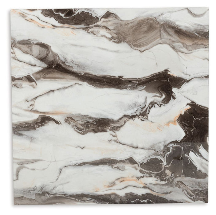 Jeshina - Dark Brown / Beige - Square Dining Room Counter Table - Simple Home Plus