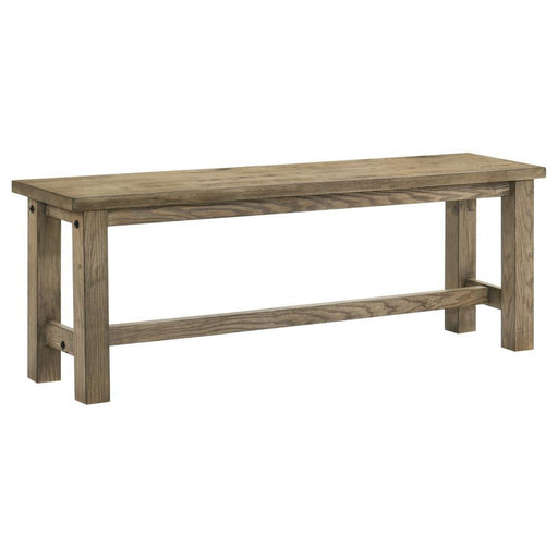 Cardova - 51" Solid Wood Dining Bench - Vineyard Oak - Simple Home Plus