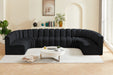 Arc - Velvet Modular U-Shaped Sectional - Simple Home Plus