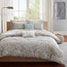 Ronan - 5 Piece Comforter Set - Blue - Simple Home Plus