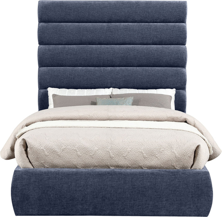 Adam - Chenille Fabric Bed With 70.5" Headboard - Simple Home Plus