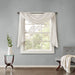 Harper - 144" Solid Crushed Scarf Sheer - White - Simple Home Plus