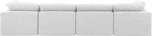 Indulge - Linen 4 Piece Modular Sofa - White - Simple Home Plus