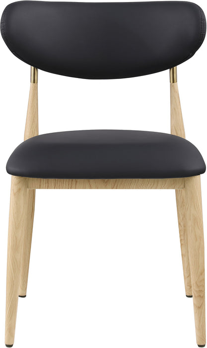 Ronda - Vegan Leather Upholstered Dining Side Chair - Natural Legs