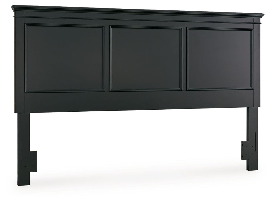Lanolee - King/Cal King Panel Headboard - Black - Simple Home Plus