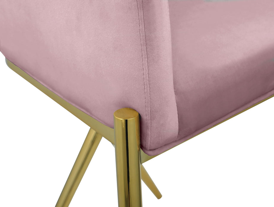 Xavier - Counter Stool with Gold Legs