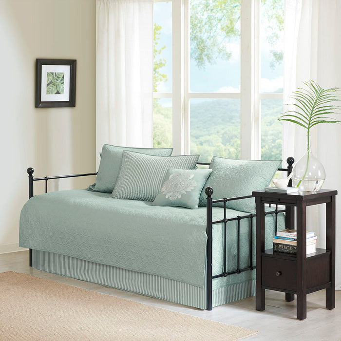 Quebec - Twin Reversible Daybed Cover (Set of 6) - Seafoam - Simple Home Plus