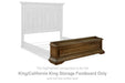 Frantanna - King/California King Storage Footboard - Brown - Simple Home Plus