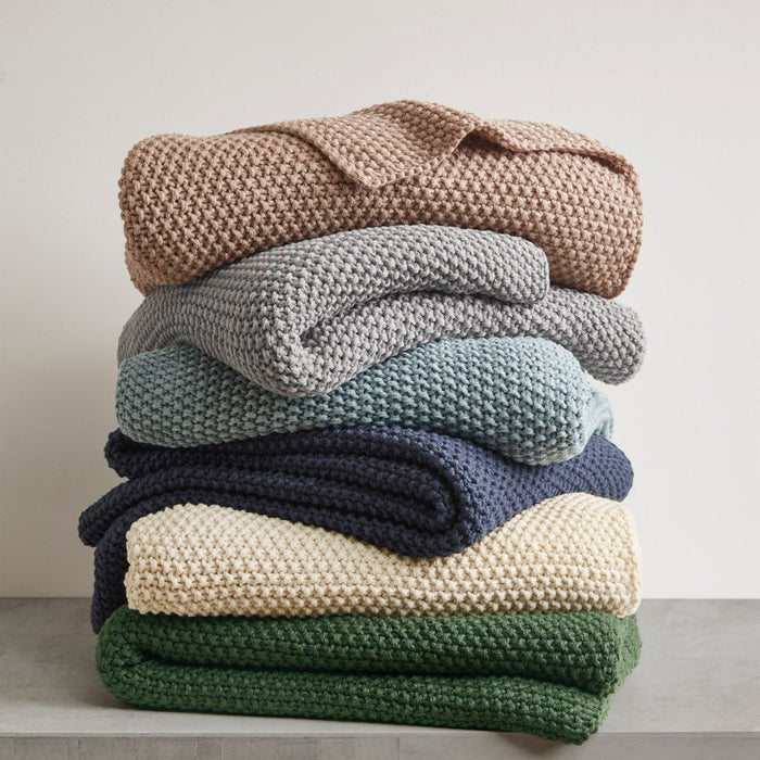 Bree Knit - Throw - Gray - Simple Home Plus