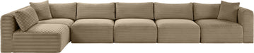 Shaggy - Fabric 6 Piece Modular Sectional - Simple Home Plus