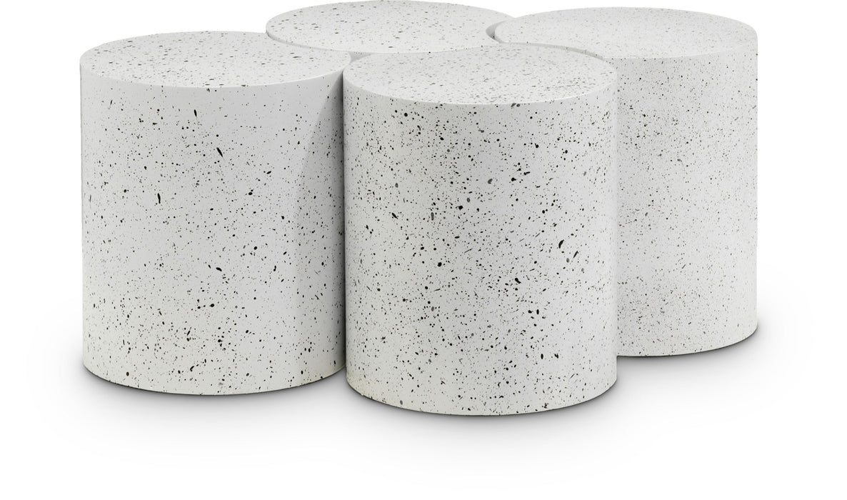 Dimple - 4 Piece Modular Coffee Table - Terazzo Finish - Simple Home Plus