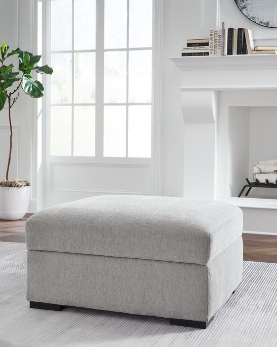 Gabyleigh - Nickel - Ottoman With Storage - Simple Home Plus