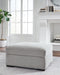 Gabyleigh - Nickel - Ottoman With Storage - Simple Home Plus