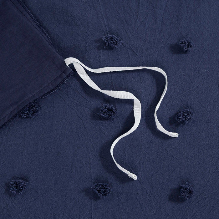 Brooklyn - Twin Duvet Cover Set - Indigo Blue