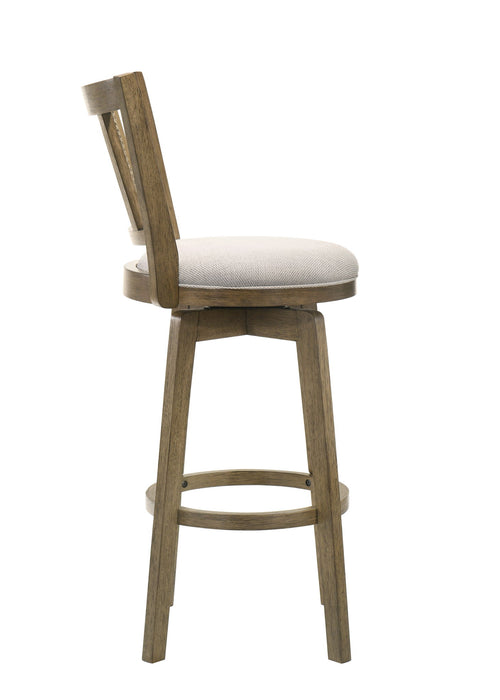 Isla - Swivel Barstool - Putty Brown - Simple Home Plus