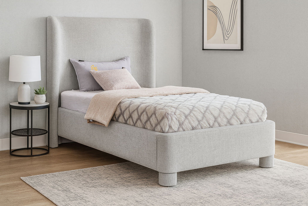 Penny - Chenille Fabric Bed - Simple Home Plus