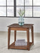 Trenmour - Medium Brown - Square End Table - Simple Home Plus