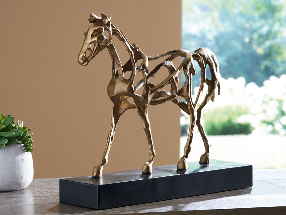 Grainville - Antique Gold Finish - Sculpture - Simple Home Plus