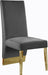 Porsha - Dining Chair with Gold Legs(Set of 2) - Simple Home Plus