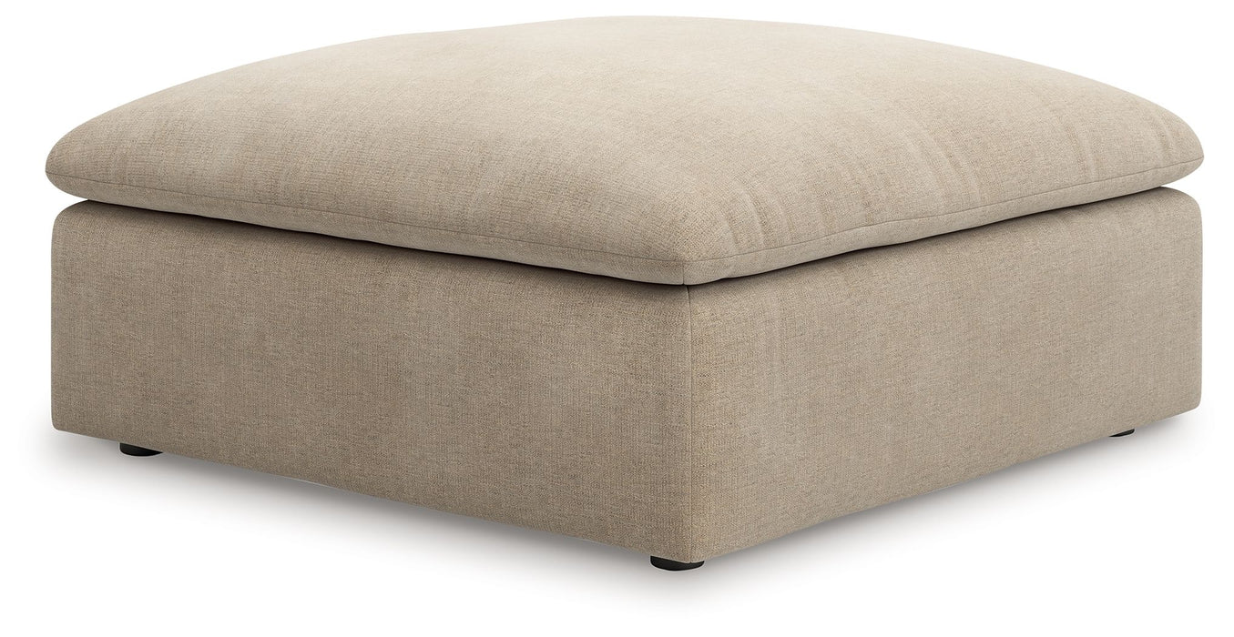Whitehaven - Oversized Accent Ottoman - Oatmeal