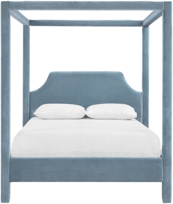 Dawson - Velvet Upholstered Bed - Simple Home Plus