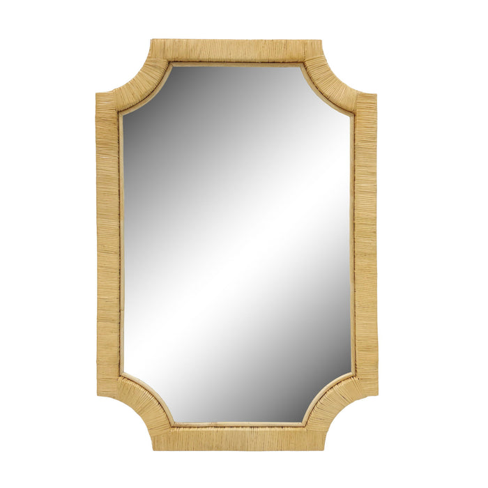Averin - Natural Rattan Wall Mirror - Natural