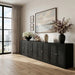 Vero - Solid Wood And Oak Venee Sideboard/Buffet - Simple Home Plus