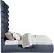 Adam - Chenille Fabric Bed With 89" Headboard - Simple Home Plus