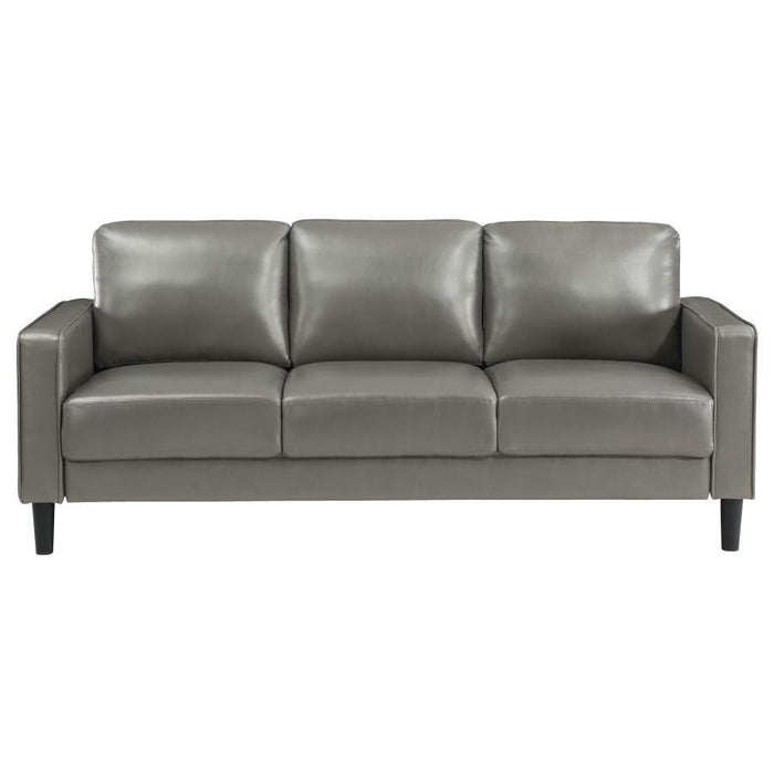 Ruth - Upholstered Track Arm Sofa Set - Simple Home Plus