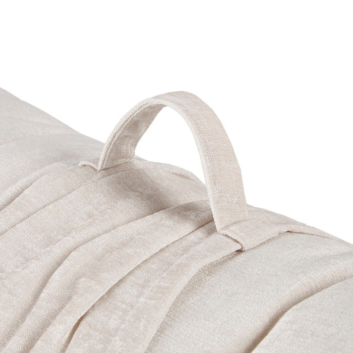 Edelia - Lounge Floor Pillow Cushion - Ivory - Simple Home Plus