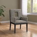 Gwendolyn - Dining Arm Chair With Black Frame - Simple Home Plus