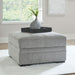Casselbury - Cement - Ottoman With Storage - Simple Home Plus