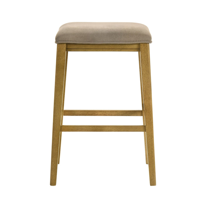 Jane - Contemporary Transitional Wood Bar Height Kitchen Bar Stool - Simple Home Plus