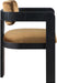Sacha - Velvet Dining Chair With Black Base (Set of 2) - Simple Home Plus