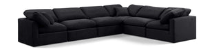 Indulge - Velvet 6 Piece Modular Corner Sectional - Simple Home Plus