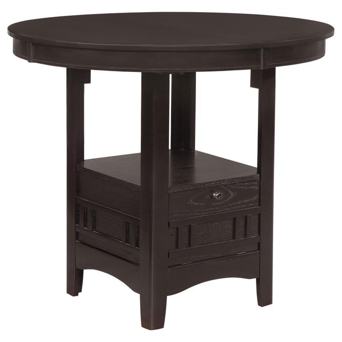 Lavon - Oval Extension Counter Dining Table - Espresso - Simple Home Plus