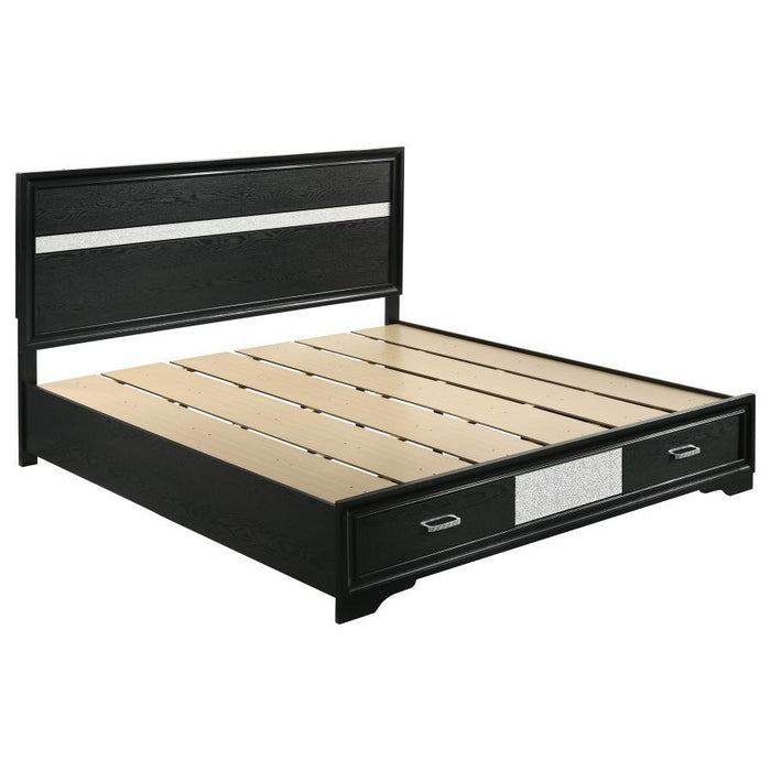 Miranda - Storage Wood Panel Bed - Simple Home Plus