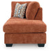 Aviemore - Raf Corner Chaise - Spice - Simple Home Plus