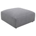 Jennifer - Square Upholstered Ottoman - Simple Home Plus